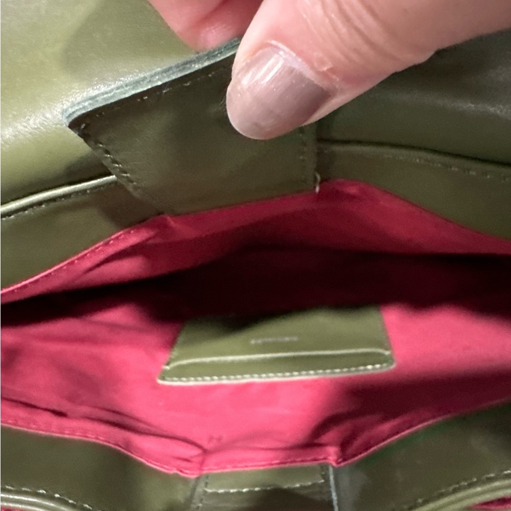 Hammitt Kayce large saddle bad Landscape Green - Picture 7 of 10
